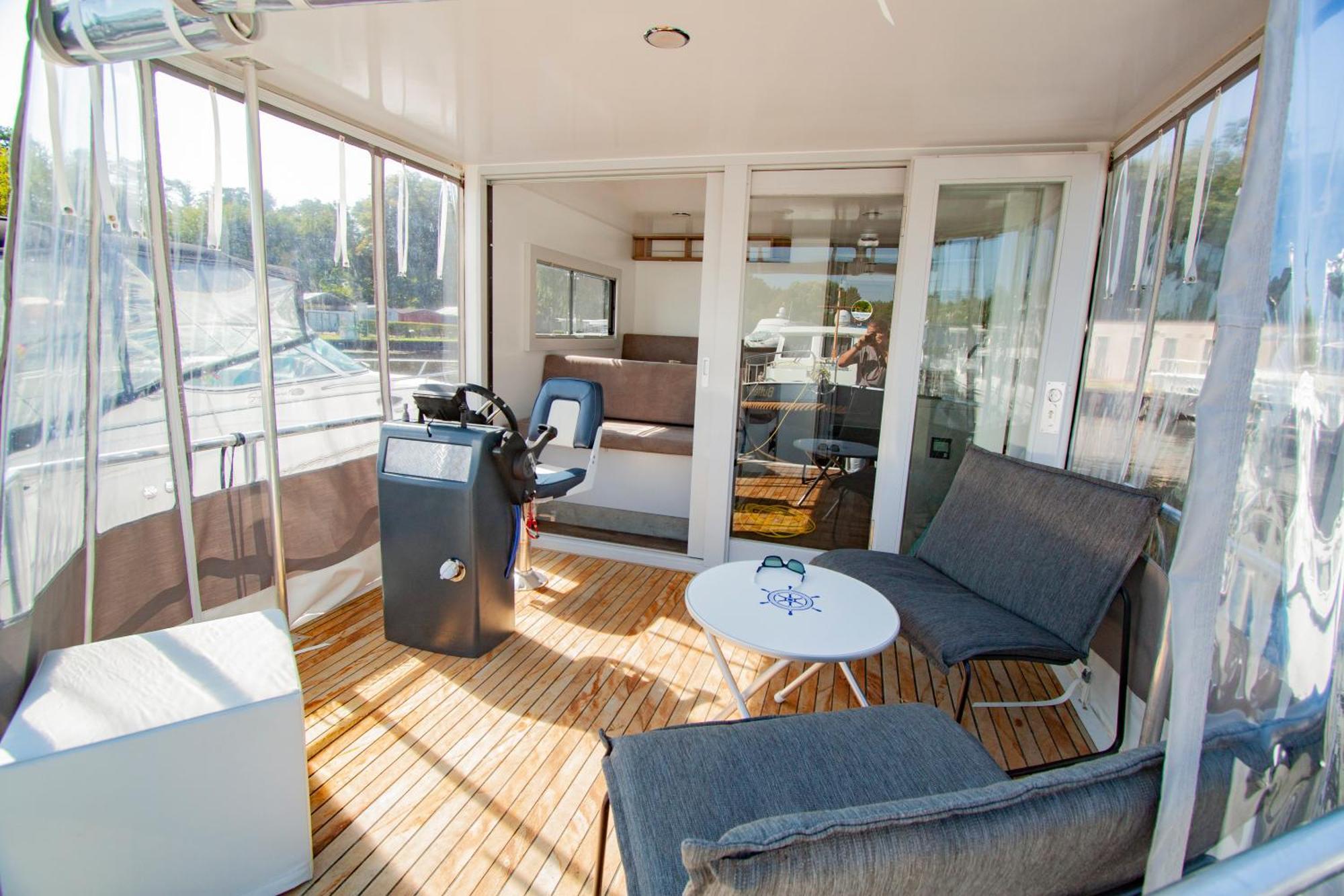 Hotel Hausboot Hennigsdorf Esterno foto